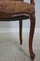 L72301: Set of 8 French Style Carved Upholstered D