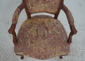 L72301: Set of 8 French Style Carved Upholstered D