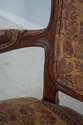 L72301: Set of 8 French Style Carved Upholstered D