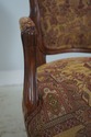 L72301: Set of 8 French Style Carved Upholstered D