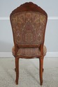 L72301: Set of 8 French Style Carved Upholstered D