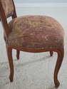 L72301: Set of 8 French Style Carved Upholstered D