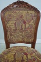 L72301: Set of 8 French Style Carved Upholstered D