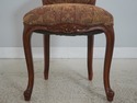 L72301: Set of 8 French Style Carved Upholstered D