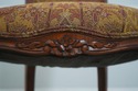 L72301: Set of 8 French Style Carved Upholstered D