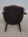 L72301: Set of 8 French Style Carved Upholstered D