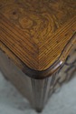 72324: BAKER Burl Wood & Oak Louis XV Style Commod