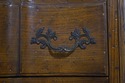 72324: BAKER Burl Wood & Oak Louis XV Style Commod