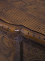 72324: BAKER Burl Wood & Oak Louis XV Style Commod