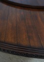 L72321: Large Round Barley Twist Mahogany Dining T