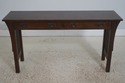 72367: STICKLEY Mission Oak 2 Drawer Sofa Console 