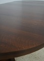 72371: STICKLEY Mission Oak Round Dining Room Tabl