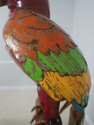 F72397: Vintage Toleware Giant Metal Parrot Sculpt