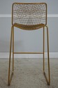 F72396: Pair Of Modern Design Brass Wire Bar Stool