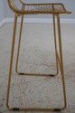 F72396: Pair Of Modern Design Brass Wire Bar Stool