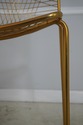 F72396: Pair Of Modern Design Brass Wire Bar Stool