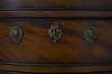 L72401: BAKER Georgian Mahogany Serpentine Front D
