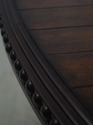 L72321: Large Round Barley Twist Mahogany Dining T
