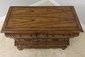 54812EC: CENTURY Oak 3 Drawer Continental Chest