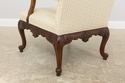 54814EC: CENTURY Georgian Mahogany Carved Open Arm