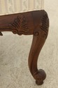 54814EC: CENTURY Georgian Mahogany Carved Open Arm