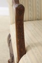 54814EC: CENTURY Georgian Mahogany Carved Open Arm