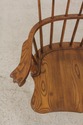 59033EC: HITCHCOCK Oak High Back Windsor Armchair