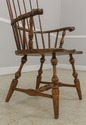 59033EC: HITCHCOCK Oak High Back Windsor Armchair