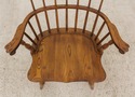 59033EC: HITCHCOCK Oak High Back Windsor Armchair