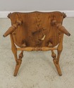 59033EC: HITCHCOCK Oak High Back Windsor Armchair