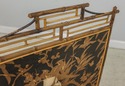 F59365EC: Victorian Bamboo Fireplace Screen w. Eur