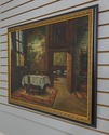 F59392EC: European Indoor Scene Framed Oil Paintin