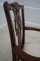 63740EC: Set of 6 MAITLAND SMITH Carved Mahogany C