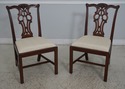 63740EC: Set of 6 MAITLAND SMITH Carved Mahogany C