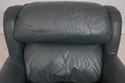 F63645EC: SAM MOORE Hunter Green Leather Chair & O