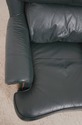 F63645EC: SAM MOORE Hunter Green Leather Chair & O