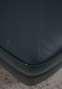 F63645EC: SAM MOORE Hunter Green Leather Chair & O