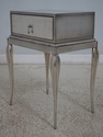 F67447: Pair Of Hollywood Regency Silver Painted 1