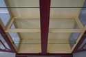 67461: HENKEL HARRIS Model 2348 Red Curio Cabinet