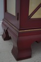 67461: HENKEL HARRIS Model 2348 Red Curio Cabinet
