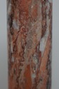 F67660: Pair Of Tall Marble & Crystal Column Table