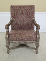 30702EC: Large French Style Silver Painted Upholst