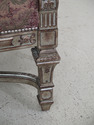 30702EC: Large French Style Silver Painted Upholst