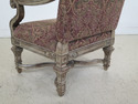 30702EC: Large French Style Silver Painted Upholst