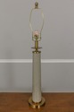 F59315EC: Pair Brass Base Toleware Column Modern T