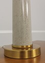 F59315EC: Pair Brass Base Toleware Column Modern T