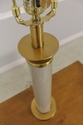 F59315EC: Pair Brass Base Toleware Column Modern T