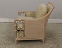 F59398EC: Pair MCGUIRE Bamboo & Rattan Modern Club