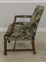 F59371EC: Vintage Chippendale Style Upholstered Op