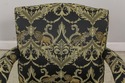 F59371EC: Vintage Chippendale Style Upholstered Op